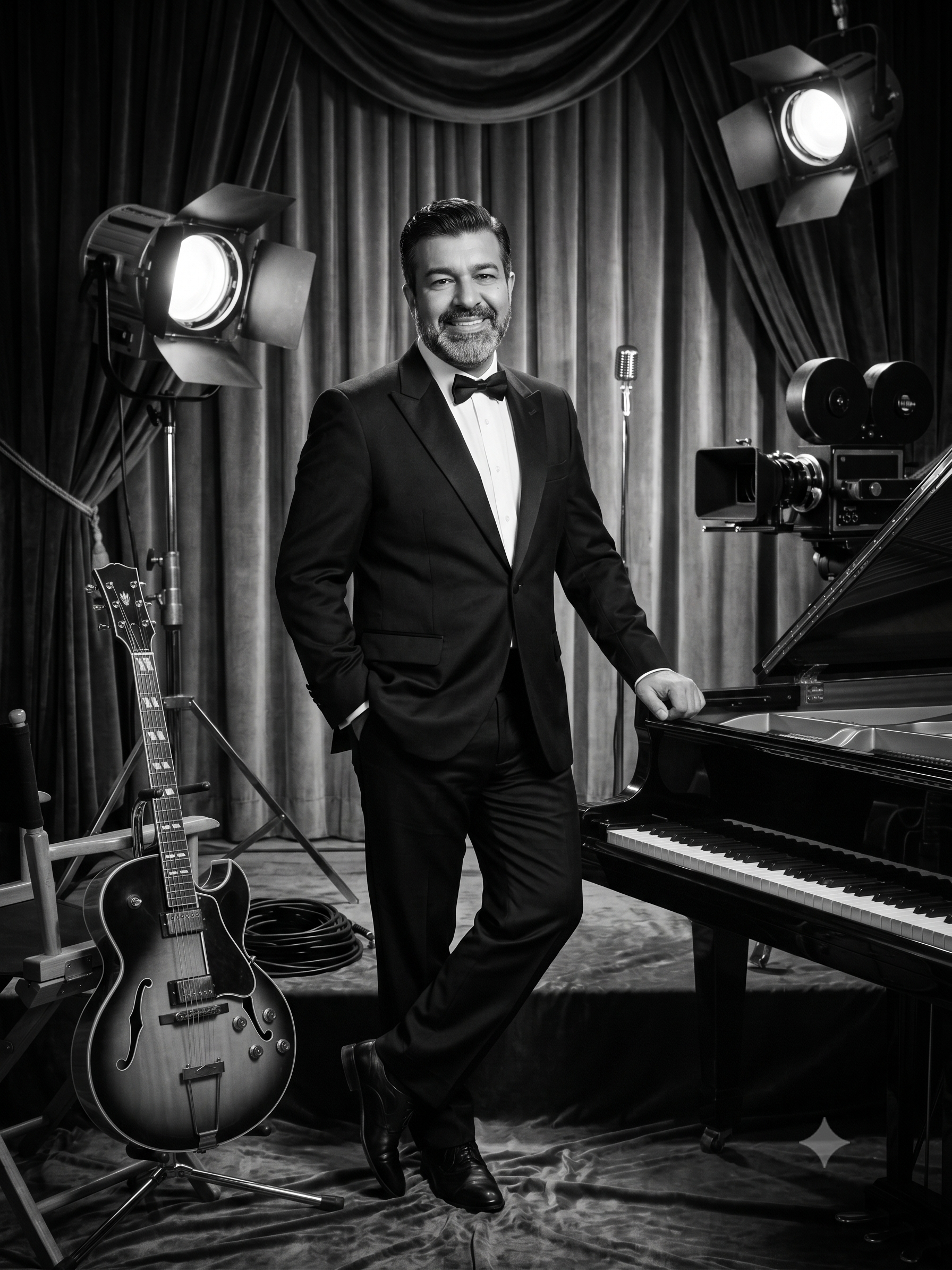 Adrián Antoine in the studio