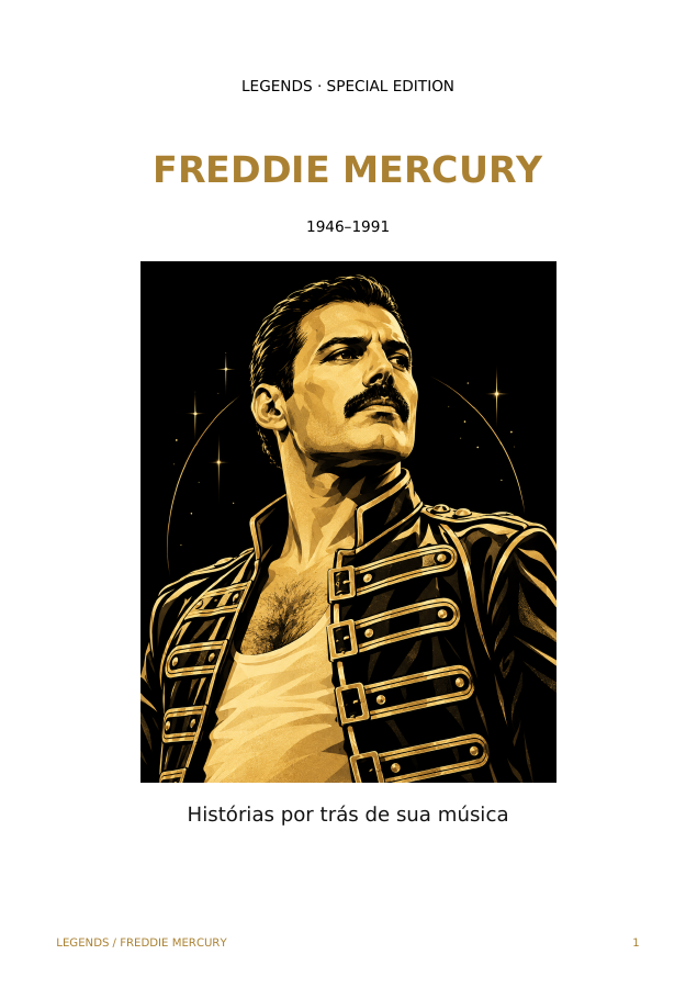 LEGENDS — Freddie Mercury · Histórias por trás de sua música