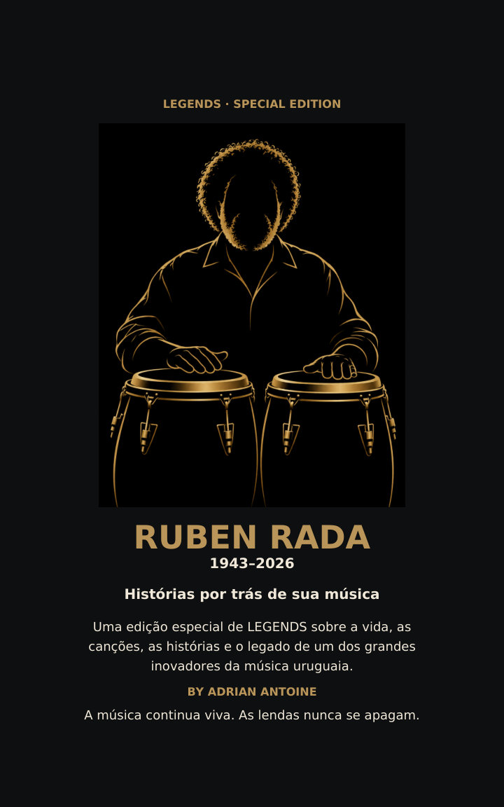 Capa do ebook LEGENDS — Ruben Rada em português